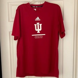 Indiana University- Primeblue- Adidas- Short sleeve tee